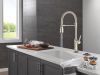 DELTA Renaldi Touch2O Technology Kitchen Faucet with Touchless Technology — Lumicoat® Polished Nickel