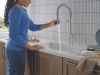 DELTA Cordova Single Handle Pull-Down Kitchen Faucet With Spring Spout — Lumicoat® Arctic Stainless