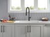 DELTA Cordova Single Handle Pull-Down Kitchen Faucet With Spring Spout — Matte Black