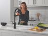 DELTA Cordova Touch2O Technology Kitchen Faucet with Touchless Technology — Matte Black