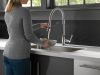 DELTA Broderick Single Handle Pull-Down Kitchen Faucet With Spring Spout — Chrome