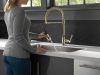 DELTA Broderick Single Handle Pull-Down Kitchen Faucet With Spring Spout — Polished Nickel