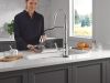 DELTA Broderick Touch2O Technology Kitchen Faucet with Touchless Technology — Chrome