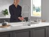 DELTA Broderick Touch2O Technology Kitchen Faucet with Touchless Technology — Chrome