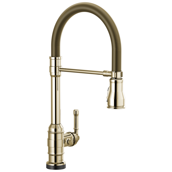 DELTA Broderick Touch2O Technology Kitchen Faucet with Touchless Technology — Polished Nickel