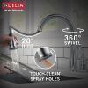 DELTA Leland Single Handle Pull-Down Kitchen Faucet — Arctic Stainless