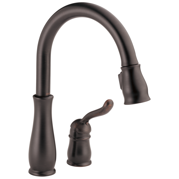 DELTA Leland Single Handle Pull-Down Kitchen Faucet — Venetian Bronze