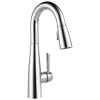 DELTA Essa Single Handle Pull-Down Bar / Prep Faucet — Chrome
