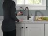 DELTA Essa Single Handle Pull-Down Bar / Prep Faucet — Venetian Bronze
