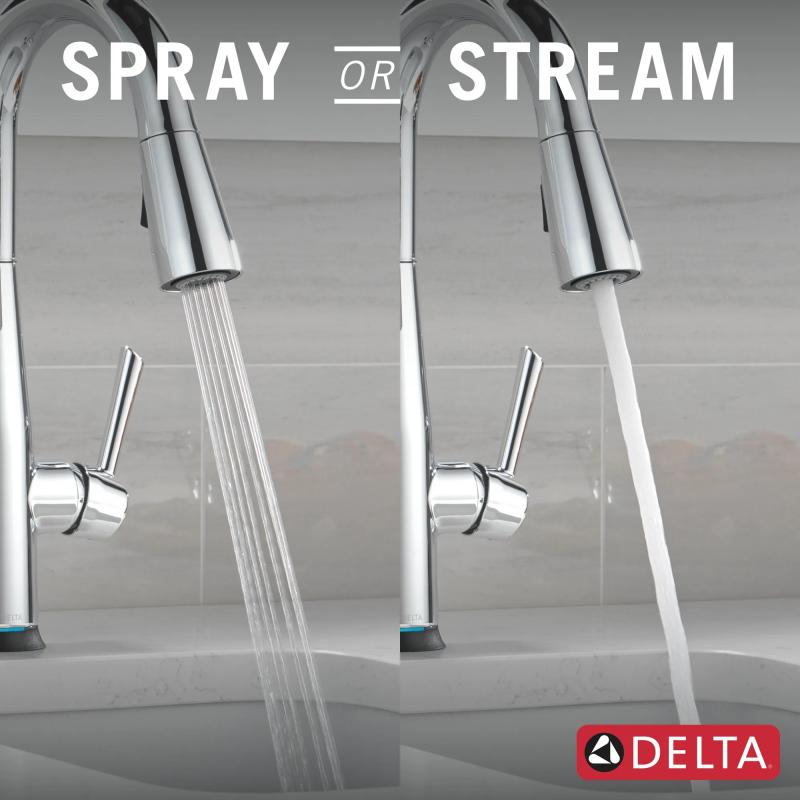 DELTA Essa Touch2O Bar / Prep Faucet with Touchless Technology — Chrome