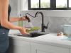 DELTA Trinsic Single Handle Pull-Down Bar / Prep Faucet — Matte Black