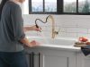 DELTA Trinsic Single Handle Pull-Down Bar / Prep Faucet — Champagne Bronze