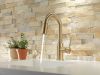 DELTA Trinsic Single Handle Pull-Down Bar / Prep Faucet — Champagne Bronze