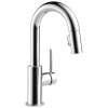 DELTA Trinsic Single Handle Pull-Down Bar / Prep Faucet — Chrome