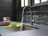 DELTA Trinsic Single Handle Pull-Down Bar/Prep Faucet — Black Stainless