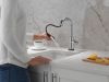 DELTA Trinsic Single Handle Pull-Down Bar / Prep Faucet with Touch2O Technology — Chrome