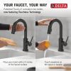DELTA Trinsic Touch2O Bar / Prep Faucet with Touchless Technology — Matte Black