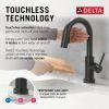 DELTA Trinsic Touch2O Bar / Prep Faucet with Touchless Technology — Matte Black