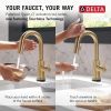 DELTA Trinsic Touch2O Bar / Prep Faucet with Touchless Technology — Champagne Bronze