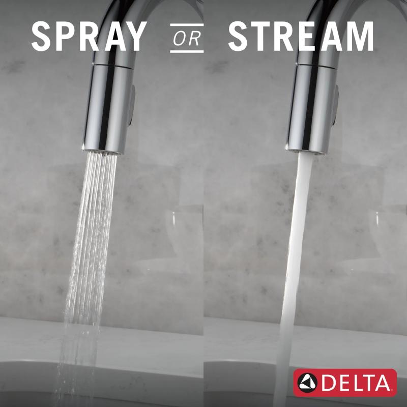 DELTA Trinsic Touch2O Bar / Prep Faucet with Touchless Technology — Chrome