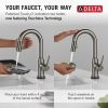 DELTA Trinsic Touch2O Bar / Prep Faucet with Touchless Technology — Black Stainless