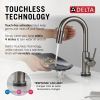 DELTA Trinsic Touch2O Bar / Prep Faucet with Touchless Technology — Black Stainless