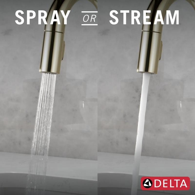 DELTA Trinsic Touch2O Bar / Prep Faucet with Touchless Technology — Polished Nickel