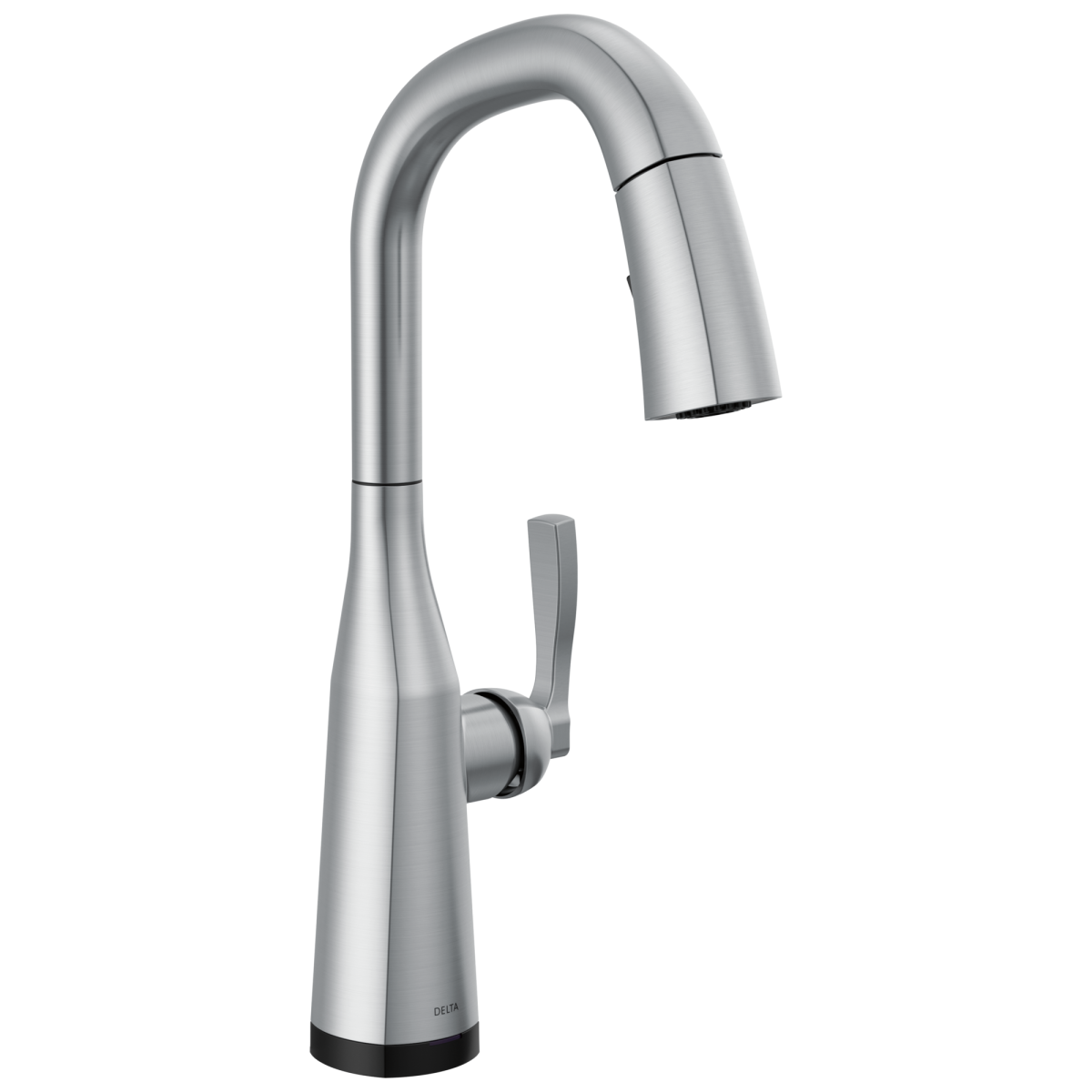 DELTA Stryke Touch2O Bar / Prep Faucet with Touchless Technology — Lumicoat® Arctic Stainless