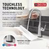 DELTA Stryke Touch2O Bar / Prep Faucet with Touchless Technology — Lumicoat® Arctic Stainless