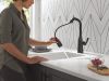 DELTA Stryke Touch2O Bar / Prep Faucet with Touchless Technology — Matte Black