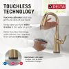 DELTA Stryke Touch2O Bar / Prep Faucet with Touchless Technology — Lumicoat® Champagne Bronze