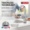 DELTA Stryke Touch2O Bar / Prep Faucet with Touchless Technology — Lumicoat® Chrome