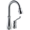 DELTA Leland Single Handle Pull-Down Bar / Prep Faucet — Arctic Stainless
