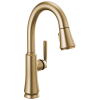 DELTA Coranto Single Handle Pull-Down Bar/Prep Faucet — Champagne Bronze