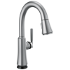 DELTA Coranto Single Handle Pull-Down Bar/Prep Faucet with Touch2O Technology — Arctic Stainless