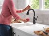 DELTA Coranto Touch2O Bar / Prep Faucet with Touchless Technology — Matte Black