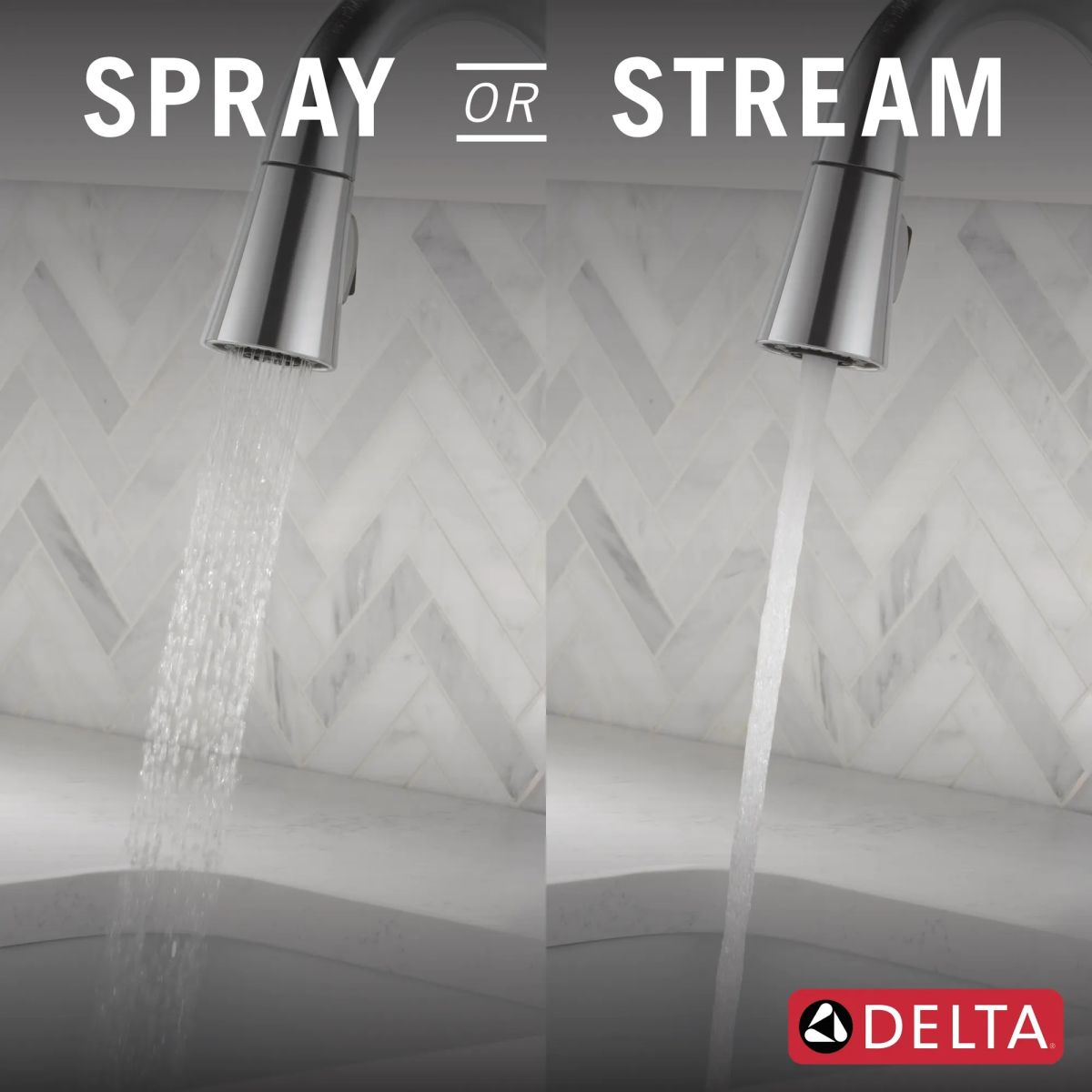 DELTA Emmeline Touch2O Bar / Prep Faucet with Touchless Technology — Lumicoat® Arctic Stainless