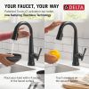 DELTA Emmeline Touch2O Bar / Prep Faucet with Touchless Technology — Matte Black