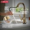 DELTA Emmeline Touch2O Bar / Prep Faucet with Touchless Technology — Lumicoat® Champagne Bronze