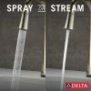 DELTA Emmeline Touch2O Bar / Prep Faucet with Touchless Technology — Lumicoat® Polished Nickel