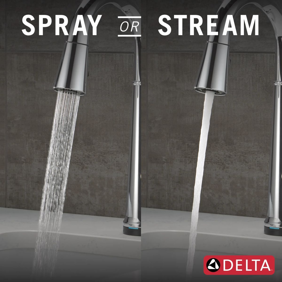 DELTA Emmeline Touch2O Bar / Prep Faucet with Touchless Technology — Lumicoat® Chrome