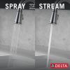 DELTA Renaldi Single Handle Pull-Down Bar / Prep Faucet — Lumicoat® Arctic Stainless