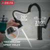 DELTA Renaldi Single Handle Pull-Down Bar / Prep Faucet — Matte Black