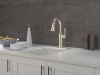 DELTA Renaldi Single Handle Pull-Down Bar / Prep Faucet — Lumicoat® Polished Nickel