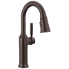 DELTA Renaldi Single Handle Pull-Down Bar / Prep Faucet — Venetian Bronze