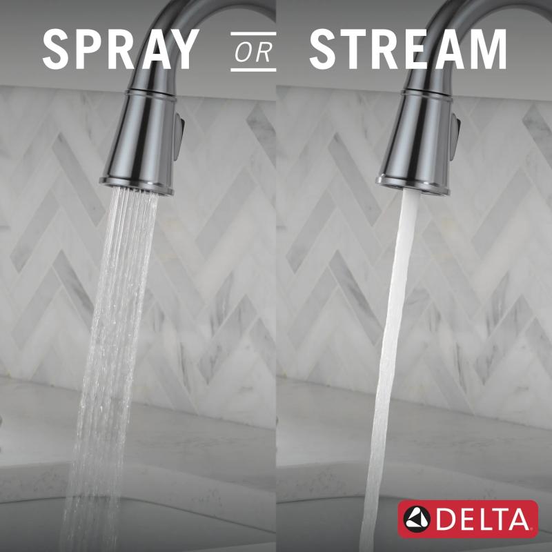 DELTA Renaldi Touch2O Bar / Prep Faucet with Touchless Technology — Lumicoat® Arctic Stainless