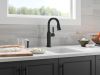 DELTA Renaldi Touch2O Bar / Prep Faucet with Touchless Technology — Matte Black