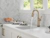 DELTA Renaldi Touch2O Bar / Prep Faucet with Touchless Technology — Lumicoat® Champagne Bronze