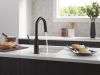DELTA Cordova Single Handle Pull-Down Bar/Prep Faucet — Matte Black