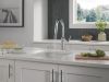 DELTA Cordova Single Handle Pull-Down Bar/Prep Faucet — Lumicoat® Chrome